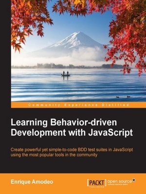 cover image of Learning Behavior-driven Development with JavaScript
